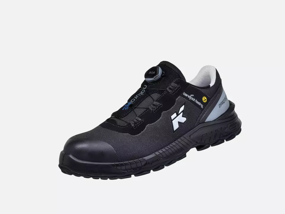 HKS 953678, Barefoot-Feeling BFS 40 BOA Halbschuh S3, Schwarz, image 3, gallery thumbnail