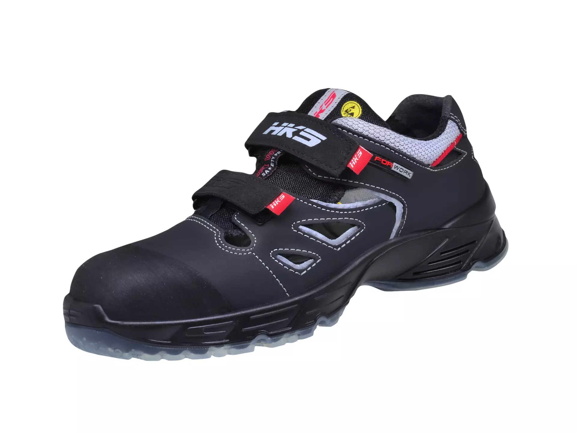 HKS 702143, Challenger Sunliner Sandal S1, Black/Red, image 3