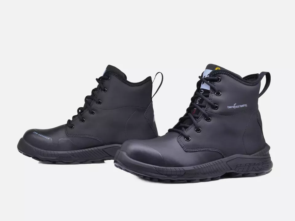 HKS 953688, Barefoot-Feeling BFS 90 Mid Boot S3, Black, image 1, gallery thumbnail