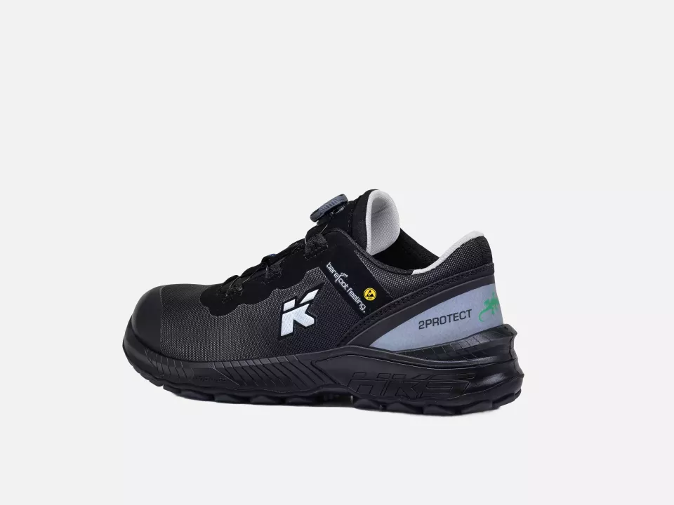 HKS 953678, Barefoot-Feeling BFS 40 BOA Halbschuh S3, Schwarz, image 4, gallery thumbnail