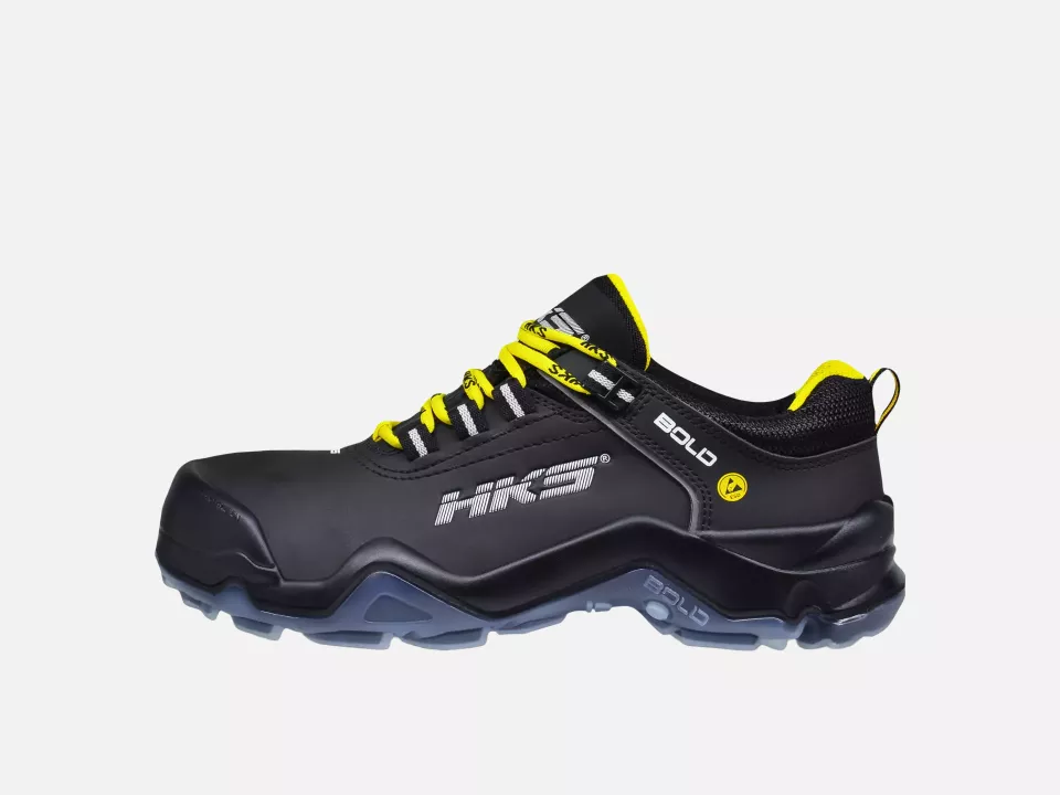 HKS 802828, Bold Speed 1 VTP Low Shoe S3, Black/Yellow, image 2, gallery thumbnail