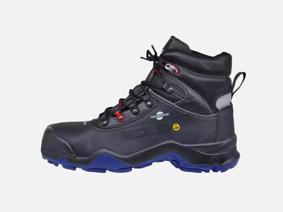 HKS 805148, Bold Delta 1 NTP DRY Mid Boot S3, Black/Red/Blue, image 2, gallery thumbnail