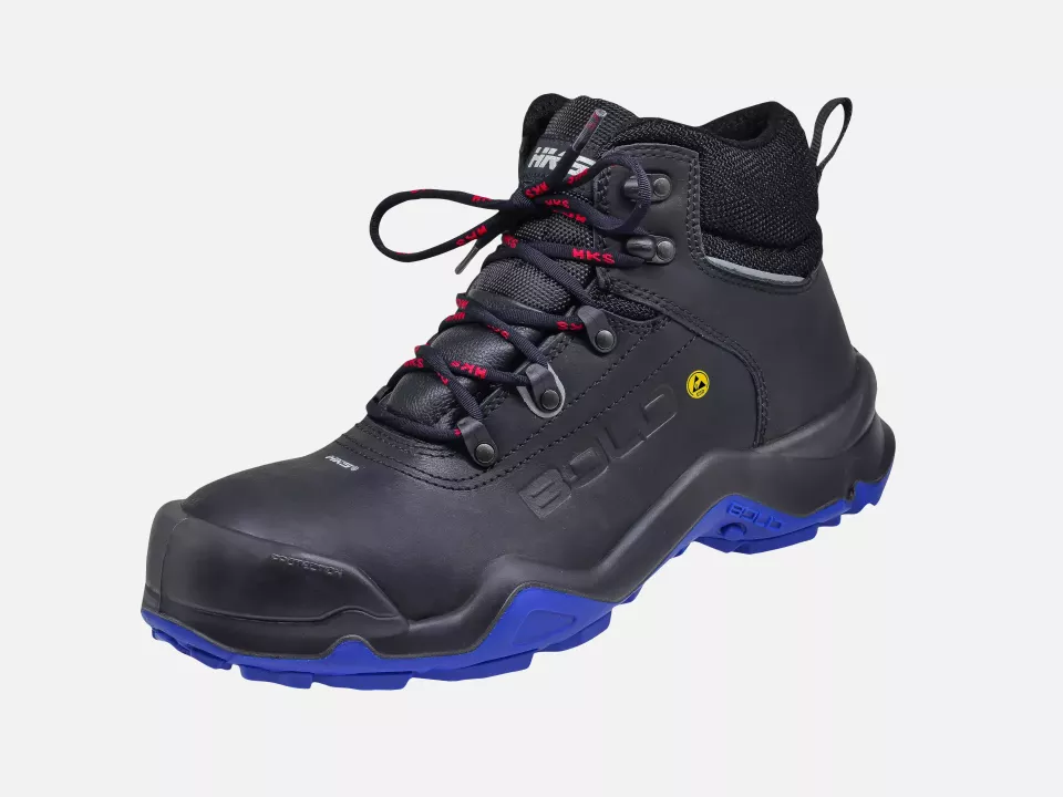 HKS 805138, Bold Delta 1 NTP Halbhoher Stiefel S3, Schwarz/Rot/Blau, image 3, gallery thumbnail