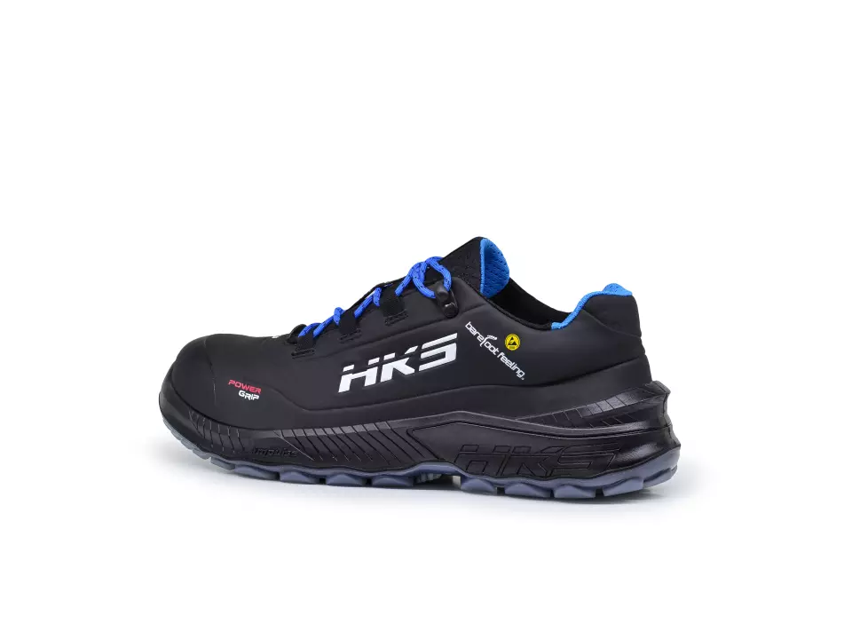 HKS 954058, Barefoot-Feeling BFS 70 matala kenkä S3, musta, image 3, gallery thumbnail