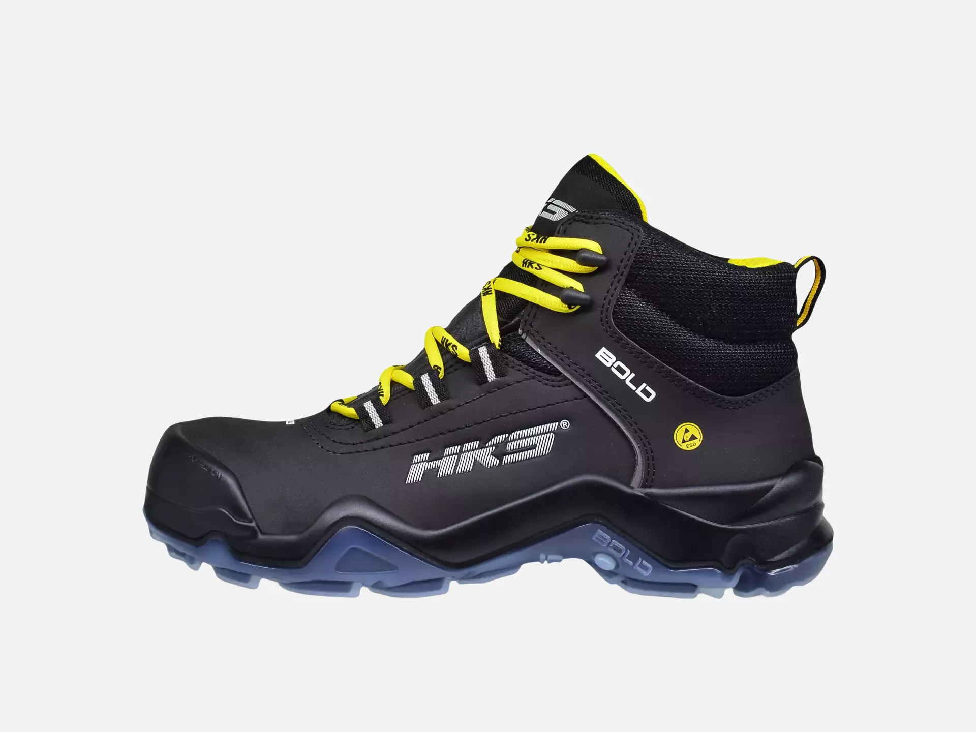 HKS 802838, Bold Drive 1 VTP Mid Boot S3, Black/Yellow, image 2