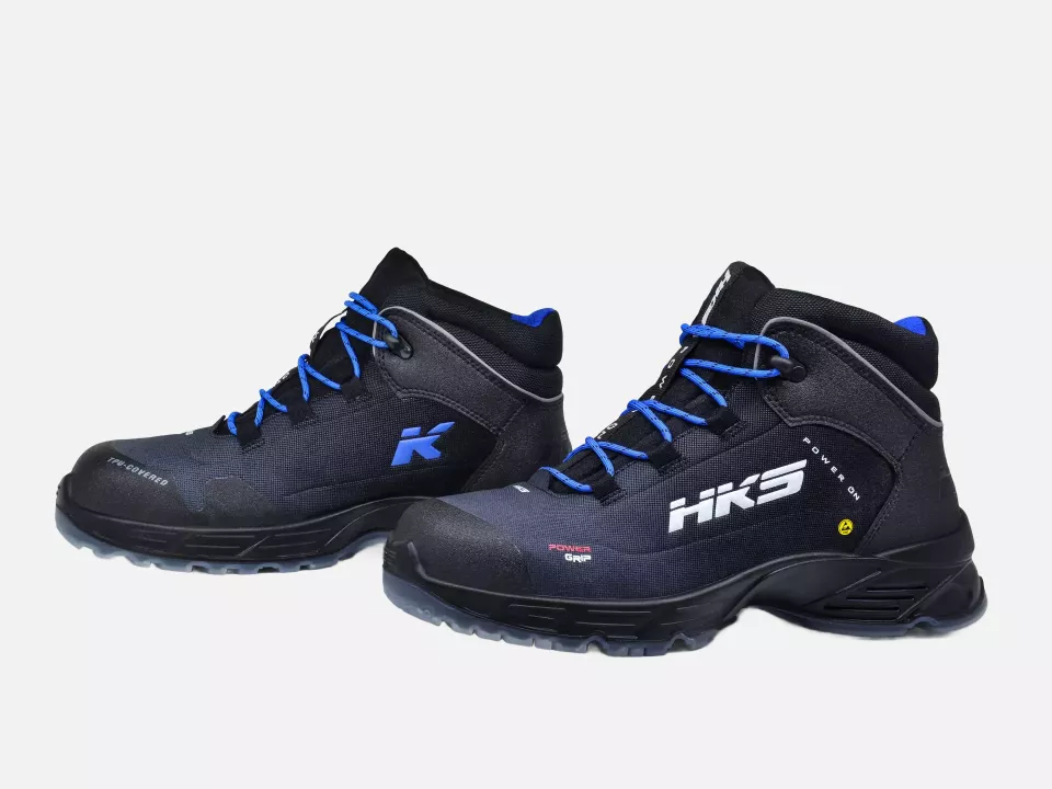 HKS 703882, Challenger CPO 55 Mid Boot S3, Black/Blue, image 1, gallery thumbnail