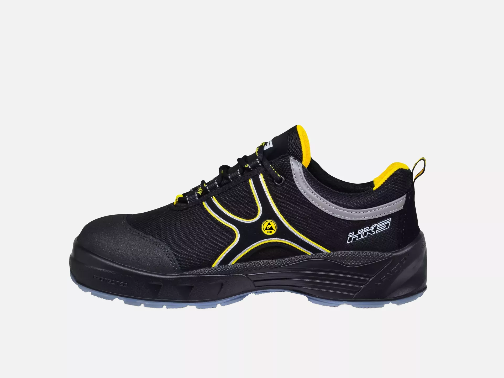 HKS 206038, Airmotion K2 AM ESD Low Shoe S3, Black/Yellow, image 2