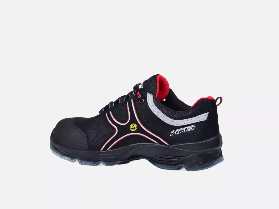 HKS 706005, Challenger K2 CA Low Shoe S3, Black/Red, image 4, gallery thumbnail