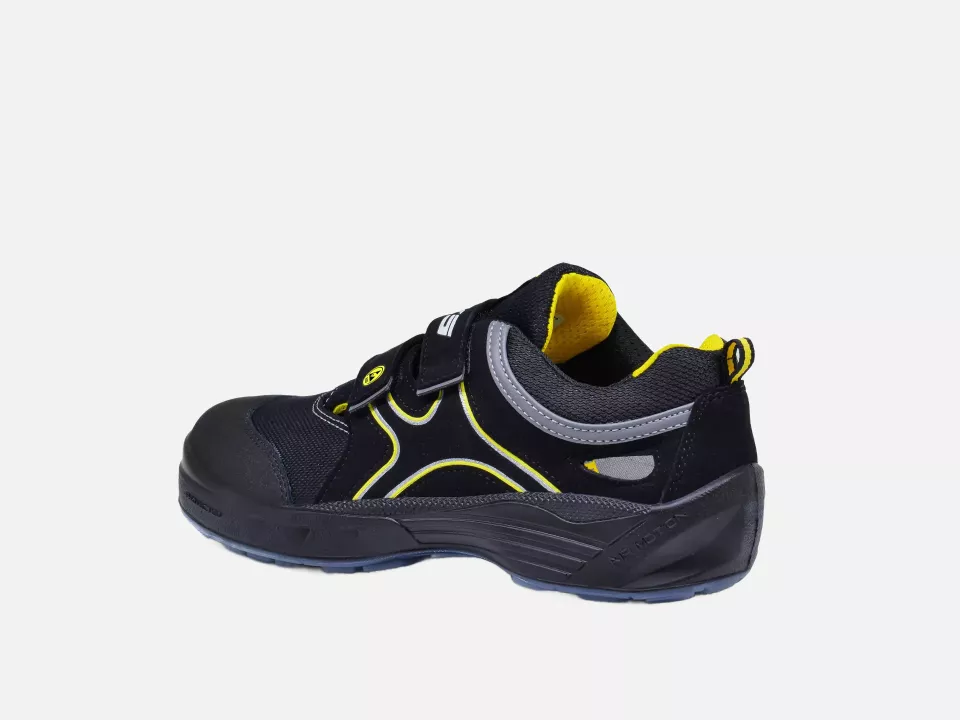 HKS 206028, Airmotion K1 AM ESD Halbschuh S1P, Schwarz/Gelb, image 4, gallery thumbnail