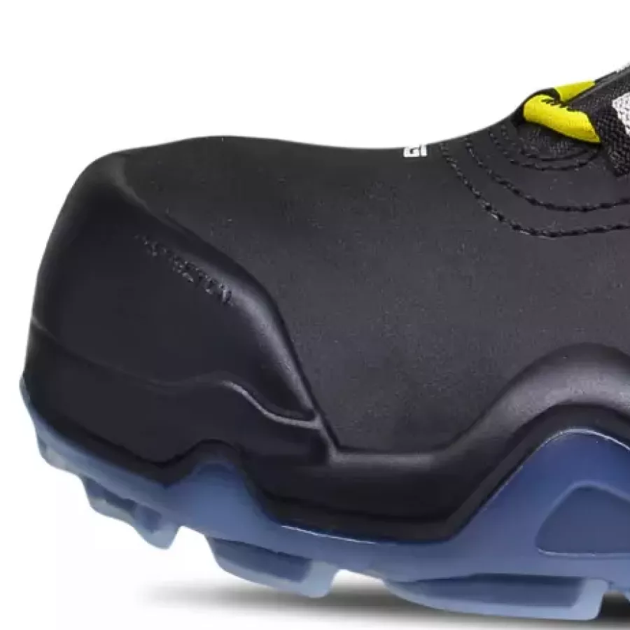 **Komposit-Zehenschutzkappe** schützt Ihre Füße und hält den Stiefel leicht für mühelose Bewegung den ganzen Tag über.