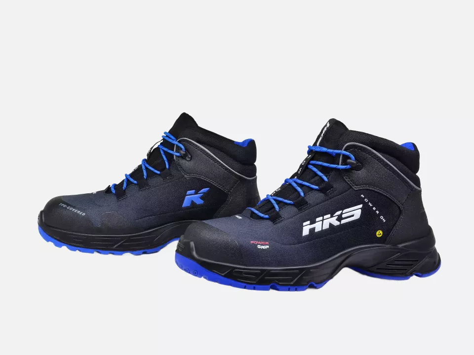 HKS 723892, Challenger CPO 55 R Mid Boot S3, Black/Blue, image 1, gallery thumbnail