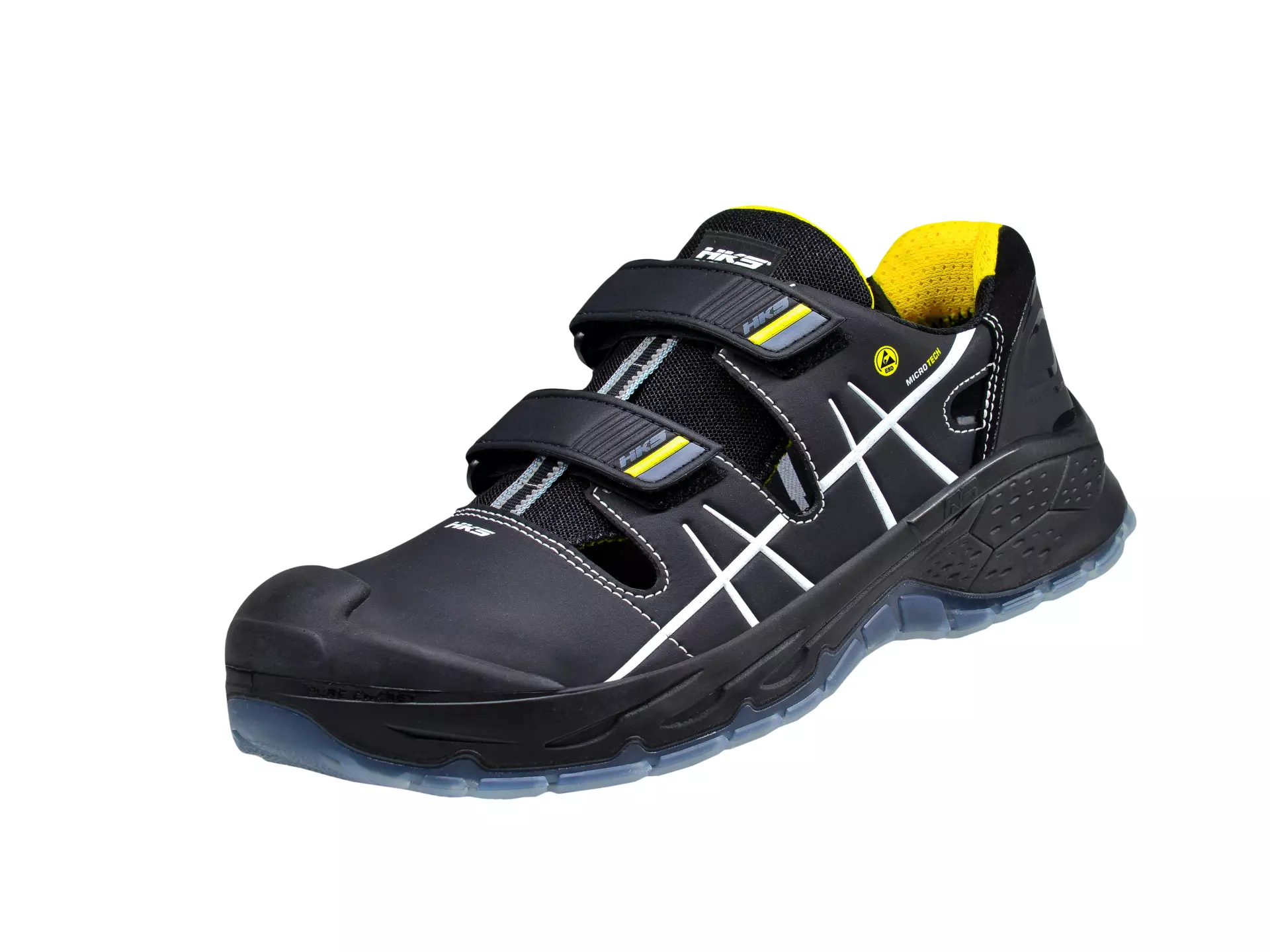 HKS 823042, Running Star RS 282 sandal S1P, black/yellow, image 3
