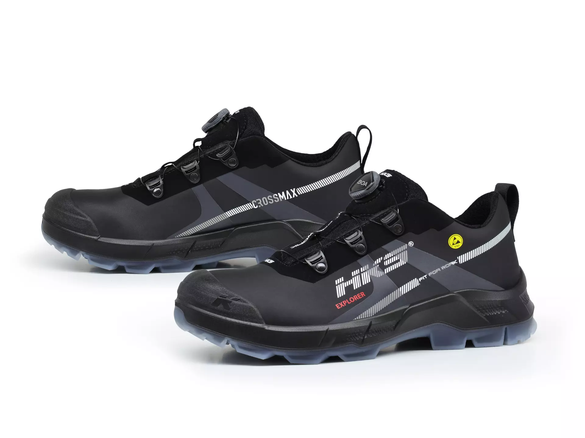 HKS 834102, Crossmax Explorer BOA matala kenkä S3S, musta, image 1