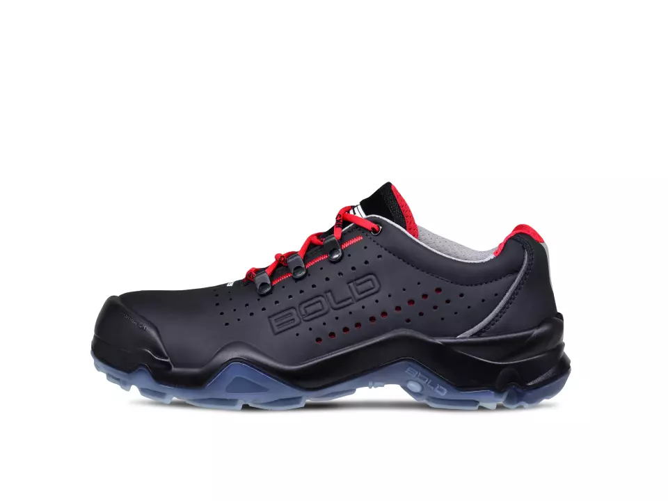 HKS 802938, Bold Air 4 VTP Halbschuh S1P, Grau/Rot, image 2, gallery thumbnail