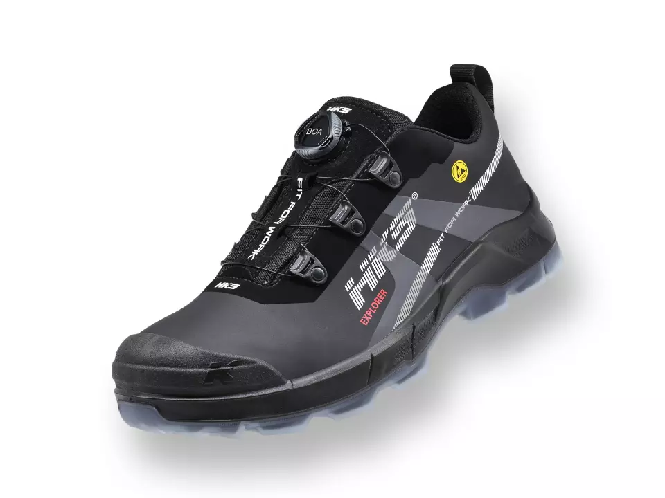 HKS 834102, Crossmax Explorer BOA matala kenkä S3S, musta, image 3, gallery thumbnail