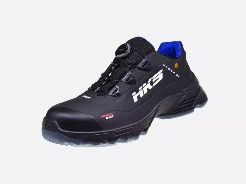 HKS 703832, Challenger CPO 10 BOA Low Shoe S3, Black/Blue, image 3, gallery thumbnail