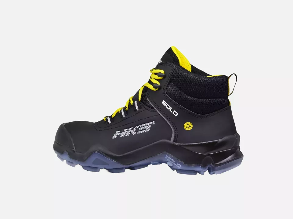 HKS 802838, Bold Drive 1 VTP Mid Boot S3, Black/Yellow, image 4, gallery thumbnail