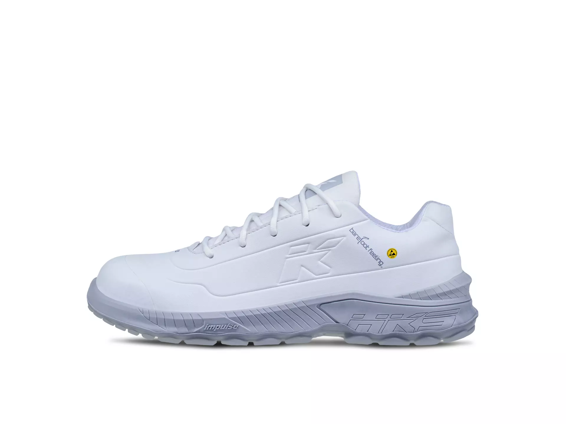HKS 953608, Barefoot-Feeling BFS 23 matala kenkä S3, valkoinen, image 2