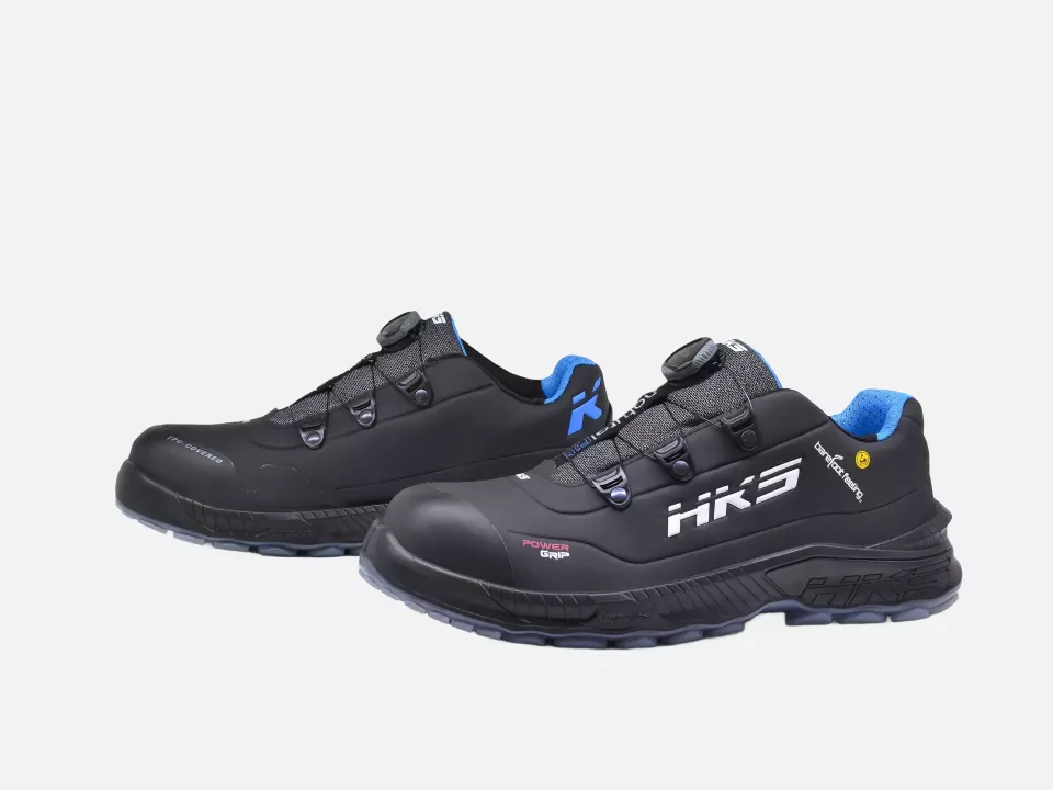 HKS 954028, Barefoot-Feeling BFS 70 BOA Low Shoe S3, Black, image 1, gallery thumbnail