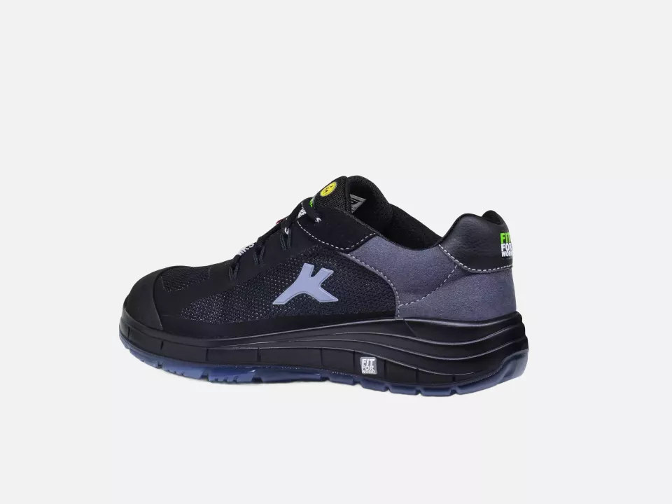HKS 102212, K-Run Free 1 TP Low Shoe S1P, Black/Grey, image 4, gallery thumbnail