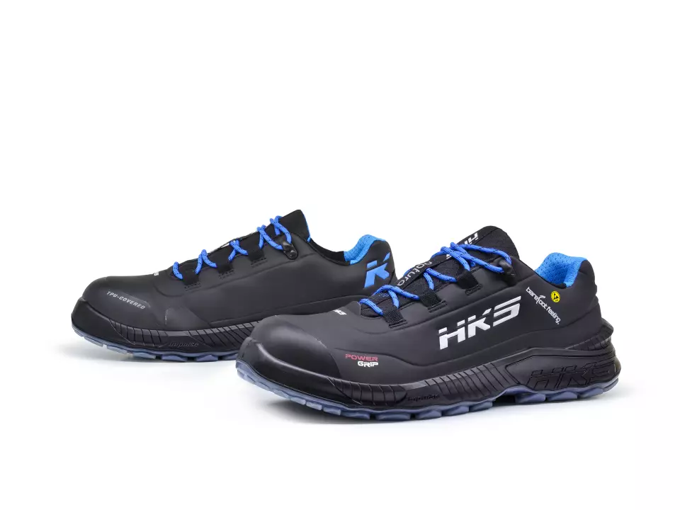 HKS 954058, Barefoot-Feeling BFS 70 matala kenkä S3, musta, image 1, gallery thumbnail