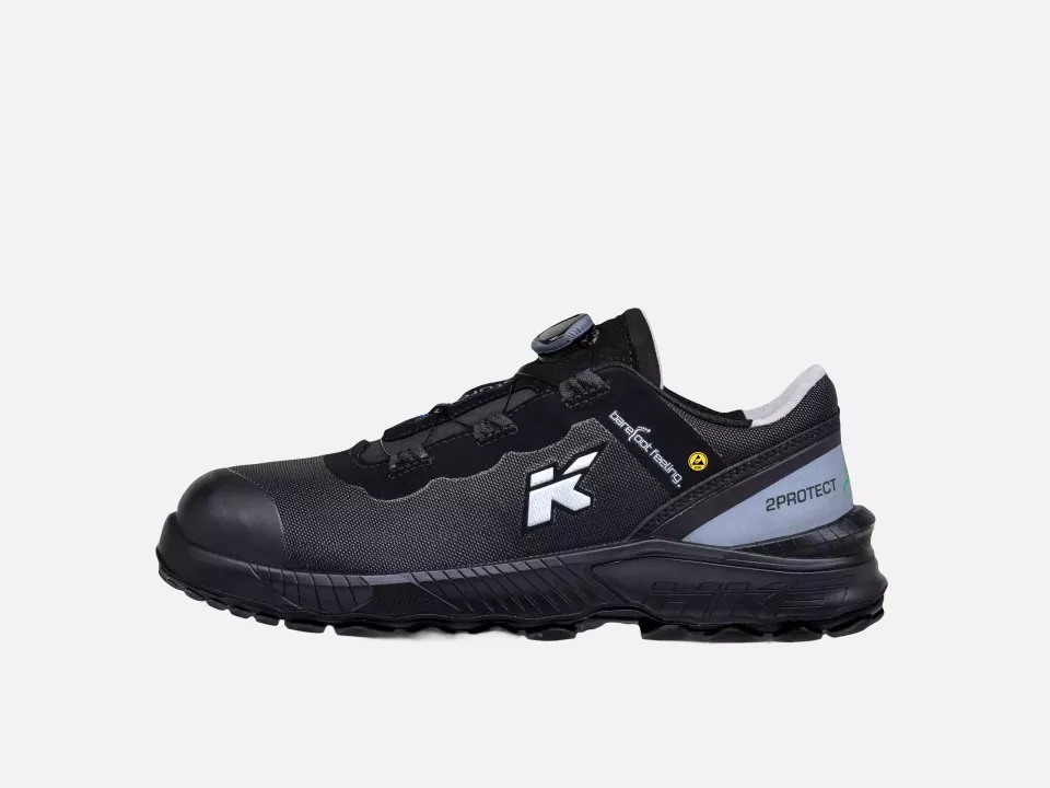 HKS 953678, Barefoot-Feeling BFS 40 BOA Halbschuh S3, Schwarz, image 2, gallery thumbnail