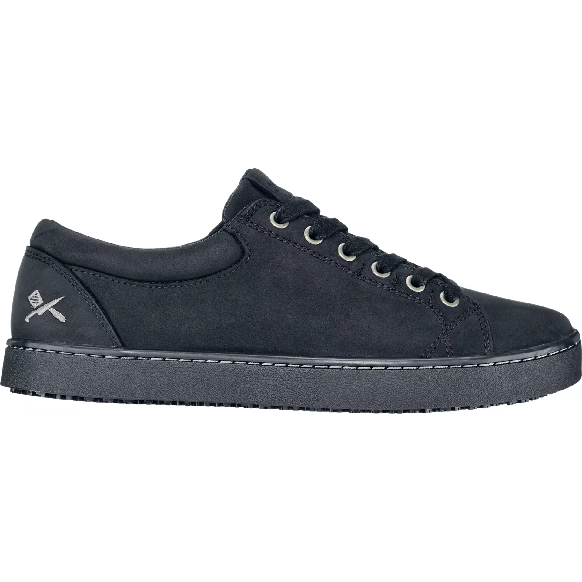 Shoes For Crews M11057, FINN Black Leather Shoe, image 2
