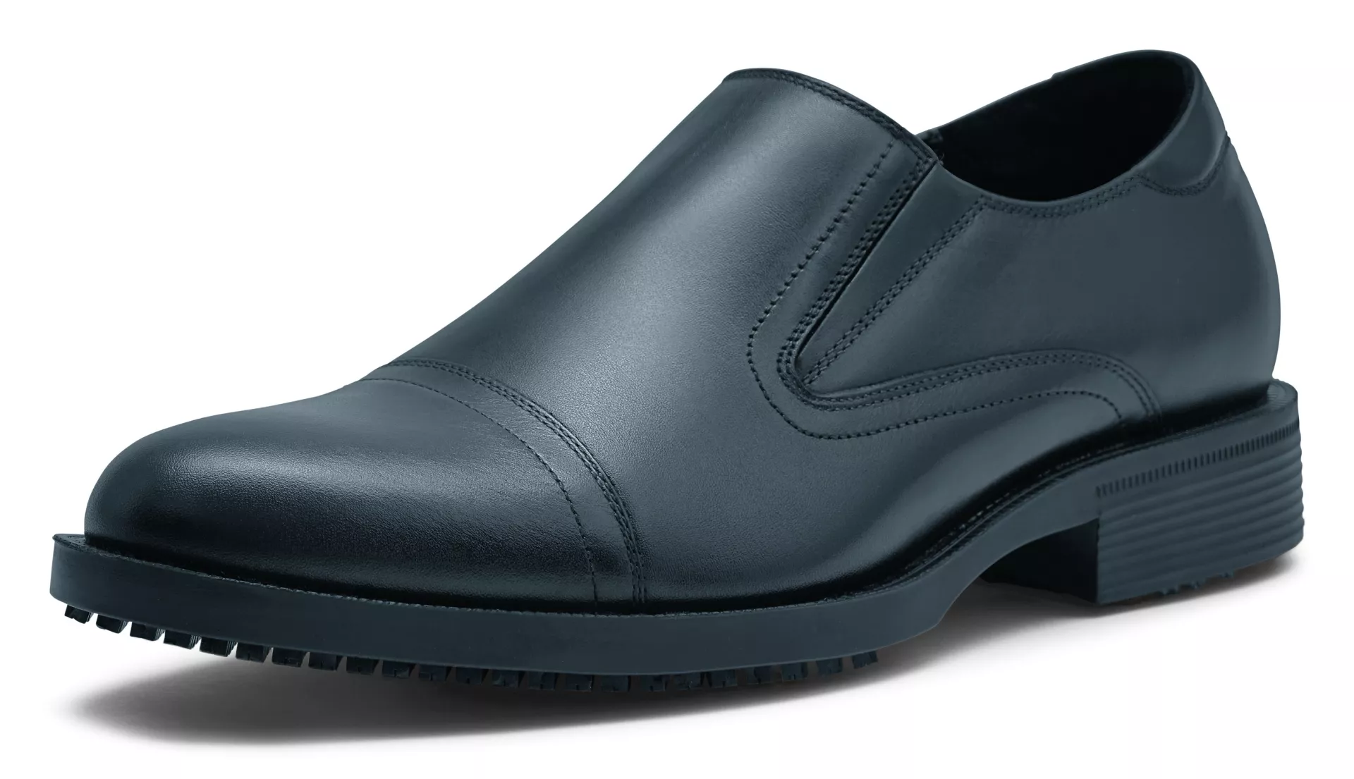 Shoes For Crews 1202P, STATESMAN Male Black LabeL Shoe, image 4