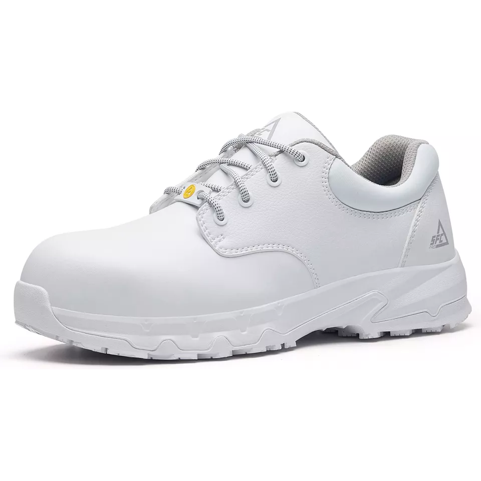 Shoes For Crews 72534, BARRA ESD NCT Shoes, White, image 4, gallery thumbnail