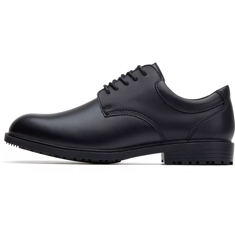 Shoes For Crews 20321, CAMBRIDGE III Slip Resistant Leather Shoe, Black, image 3, gallery thumbnail