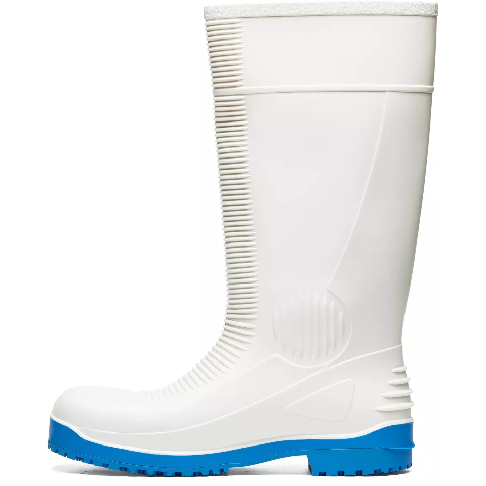 Shoes For Crews 2017B, GUARDIAN WELLINGTON Boot, White/Blue, image 3, gallery thumbnail