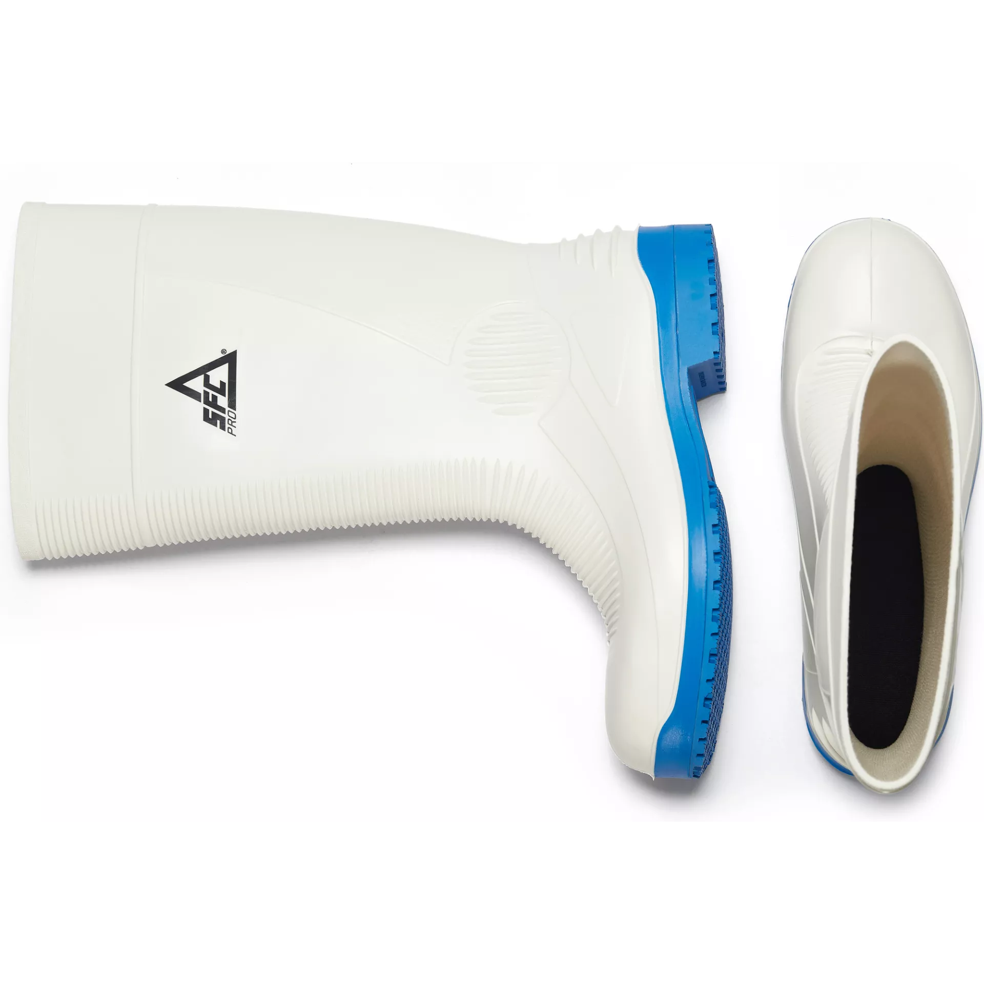 Shoes For Crews 2017B, GUARDIAN WELLINGTON Boot, White/Blue, image 11