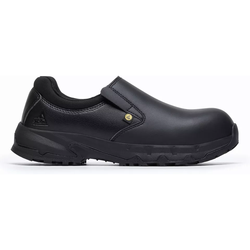 Shoes For Crews 76642, BRANDON ESD NCT Shoes, Black, image 2, gallery thumbnail