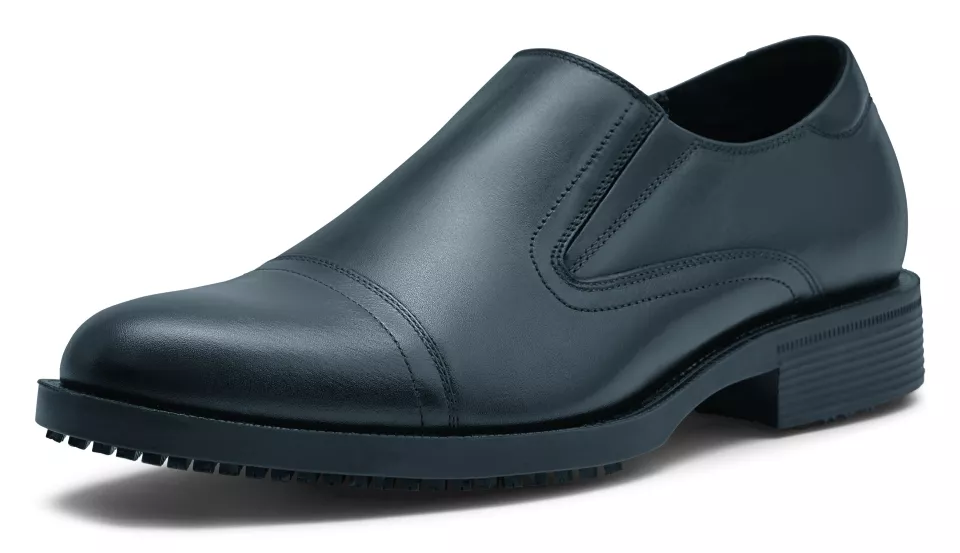 Shoes For Crews 1202P, STATESMAN Male Black LabeL Shoe, image 4, gallery thumbnail