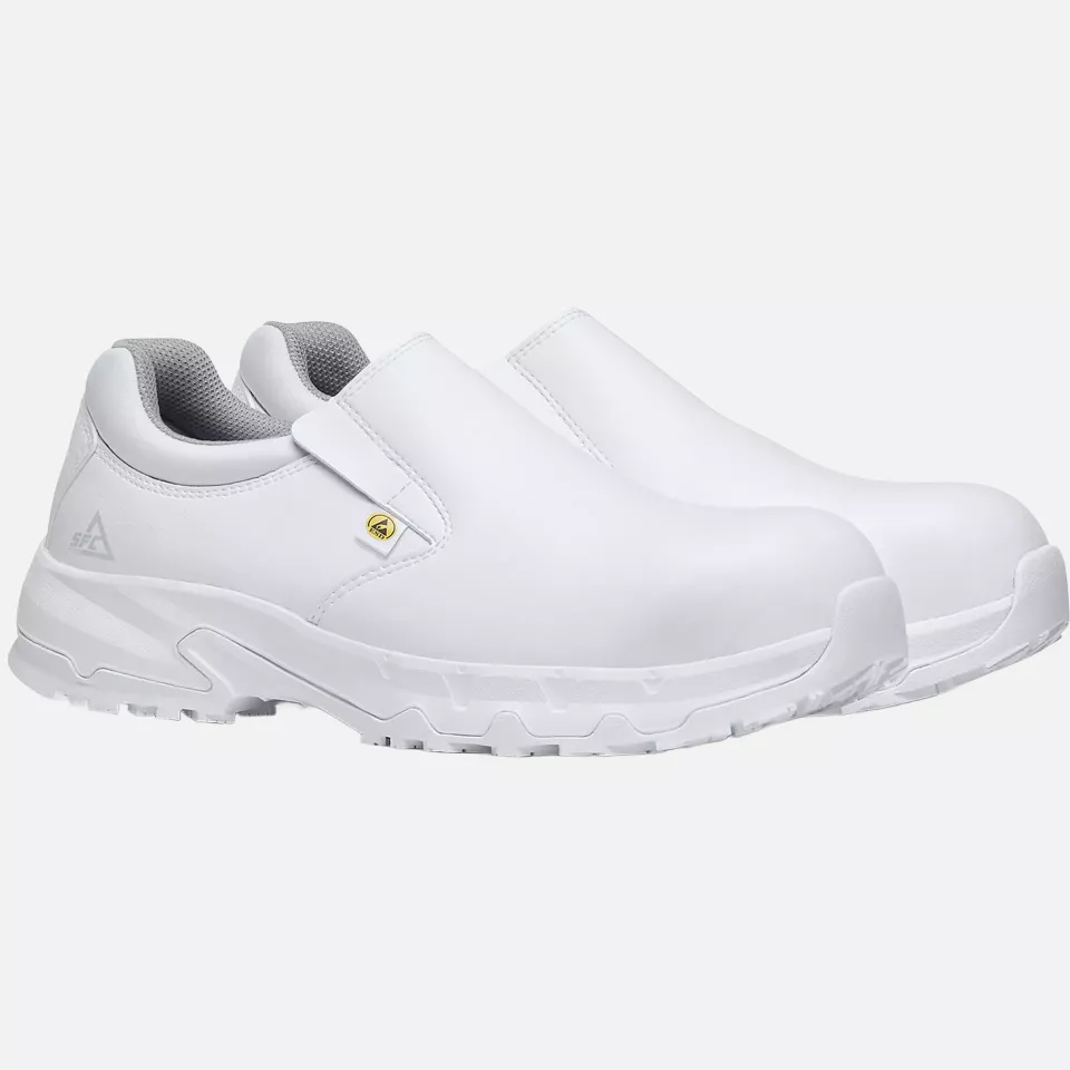 Shoes For Crews 76643, BRANDON ESD NCT Shoes, White, image 9, gallery thumbnail