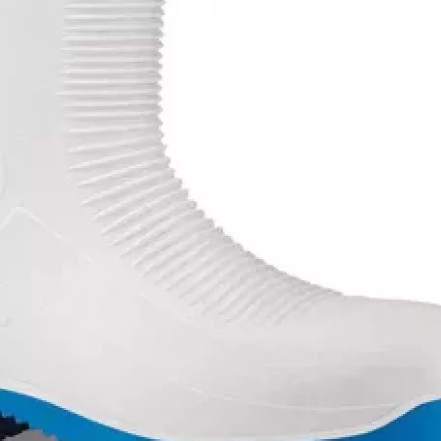 **Waterproof PVC Upper** keeps your feet dry and comfortable no matter the weather.