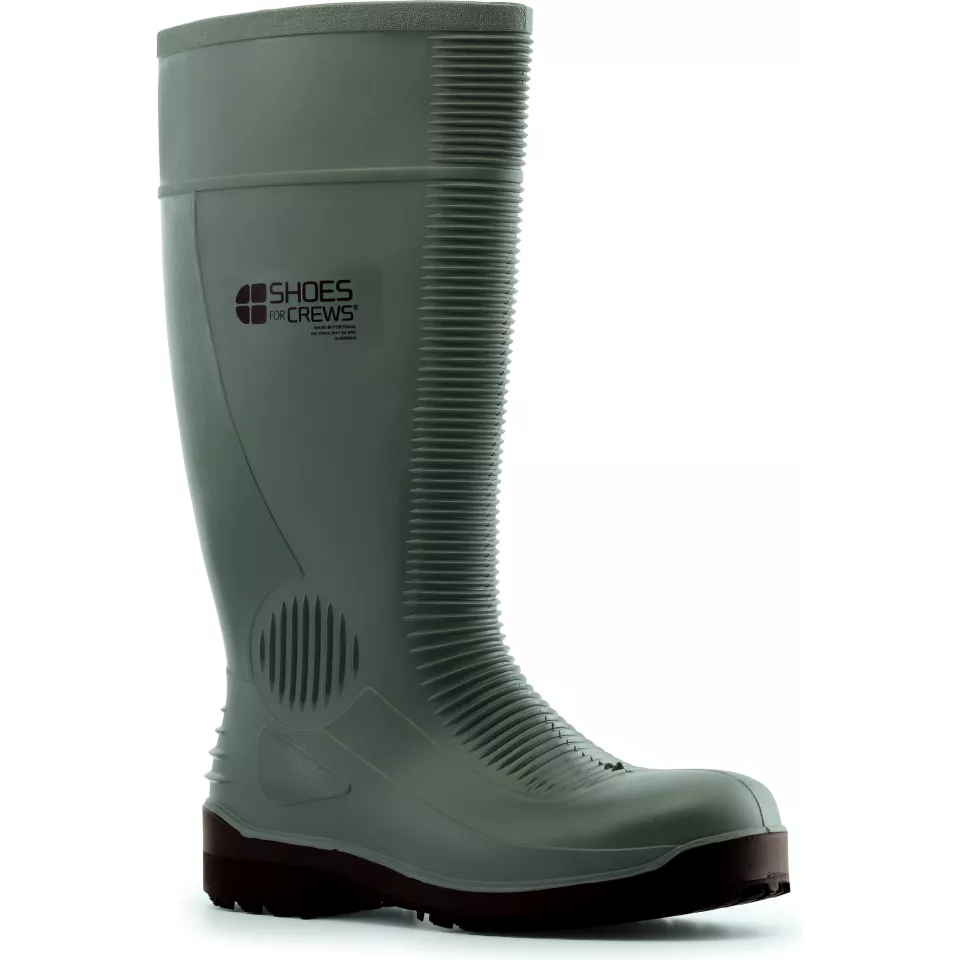 Shoes For Crews 2018, GUARDIAN WELLINGTON Boot, Green, image 1, gallery thumbnail