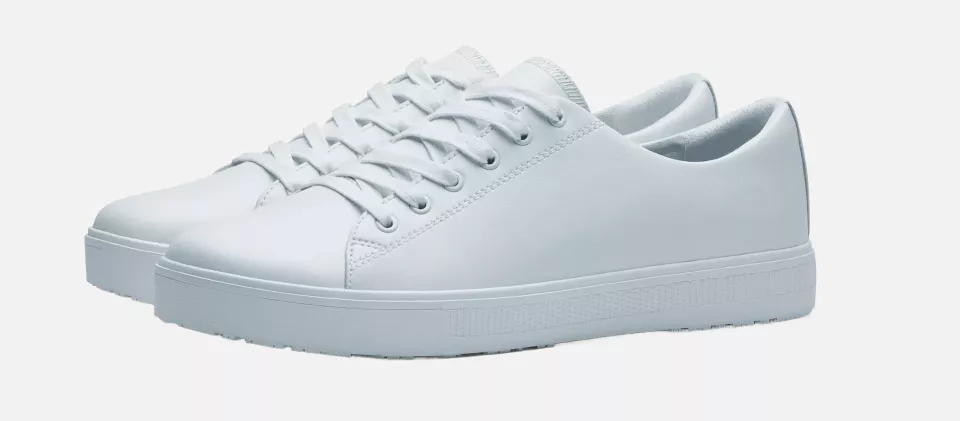 Shoes For Crews 38960, OLD SCHOOL LOW-RIDER IV Unisex Shoes, White, image 10, gallery thumbnail