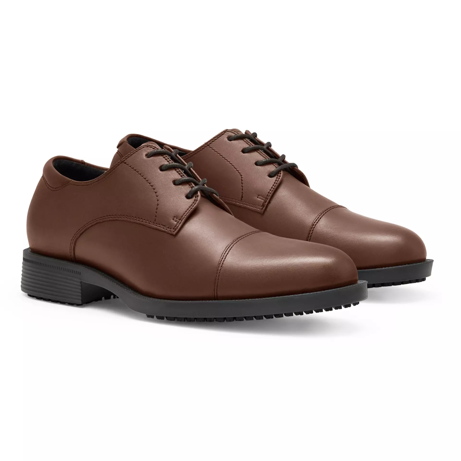 Shoes For Crews 1211P, SENATOR Black Label Men's Brown Shoes, image 2