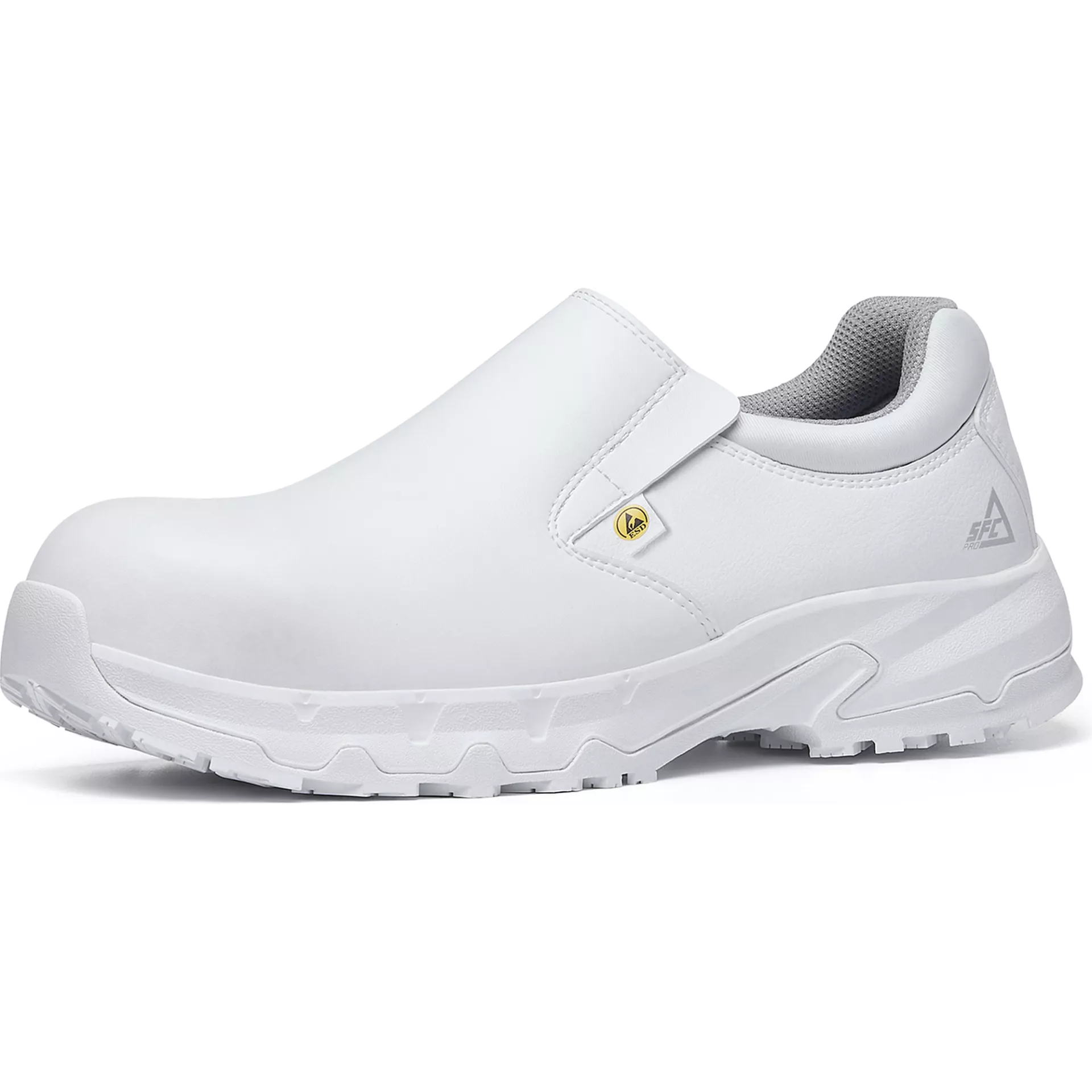 Shoes For Crews 76643, BRANDON ESD NCT Shoes, White, image 4