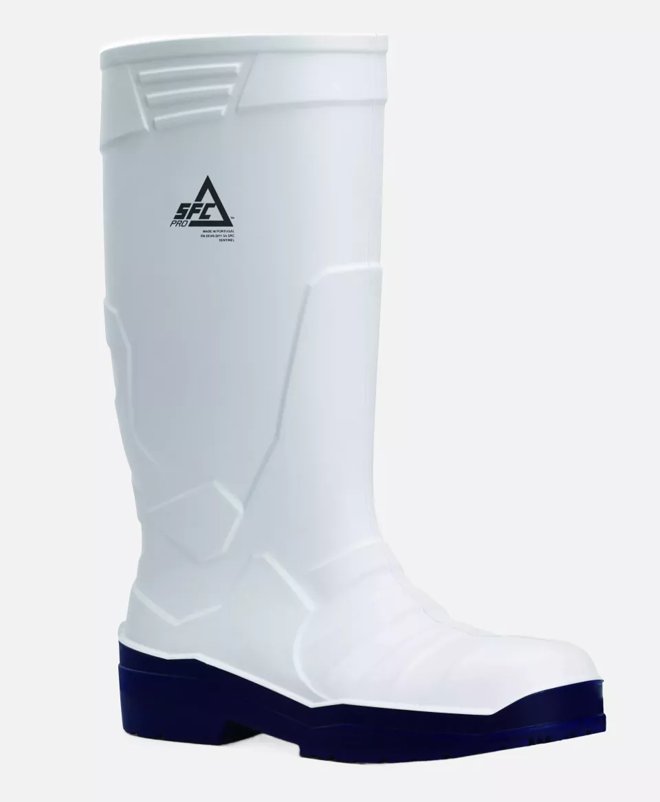 Shoes For Crews 2010B, SENTINEL Boot, White/Blue, image 1, gallery thumbnail