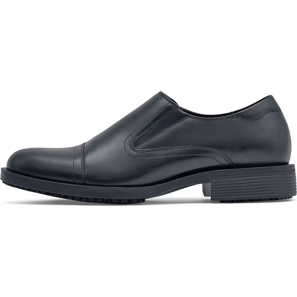 Shoes For Crews 1202P, STATESMAN Male Black LabeL Shoe, image 3, gallery thumbnail