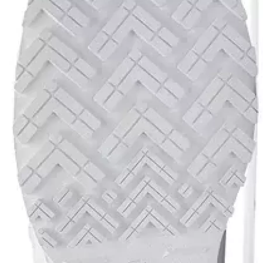 **Rutschhemmende Laufsohlen** sorgen für zuverlässigen Halt, damit Sie auf glatten Oberflächen sicher stehen.