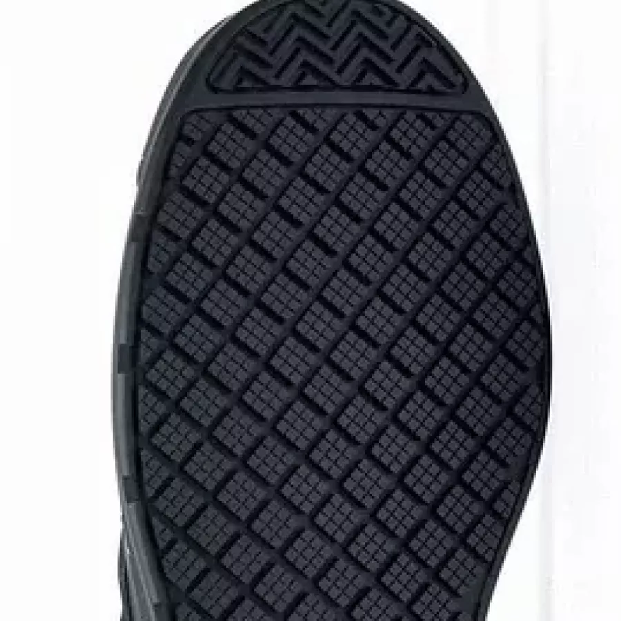 **Rutschfeste Laufsohle** sorgt für stabilen und sicheren Halt auf rutschigen Böden.