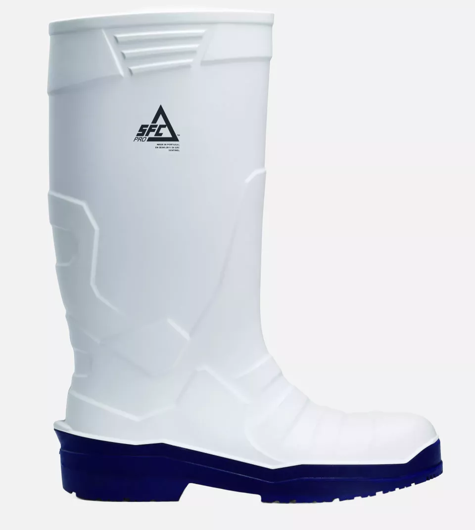 Shoes For Crews 2010B, SENTINEL Boot, White/Blue, image 2, gallery thumbnail