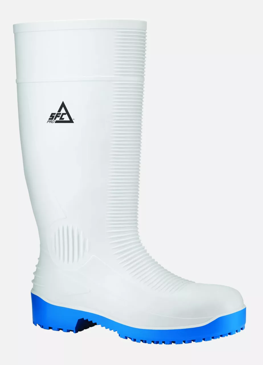 Shoes For Crews 76690, BASTION Unisex Boot, White, image 1, gallery thumbnail