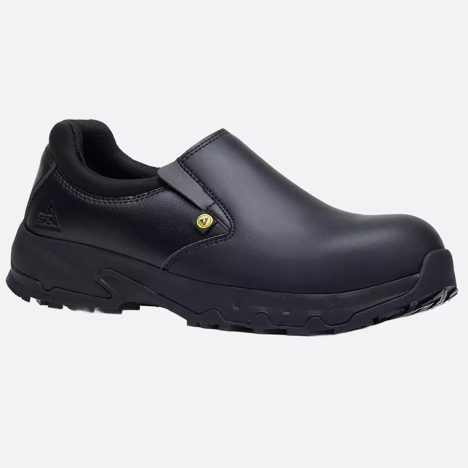 Shoes For Crews 76642, BRANDON ESD NCT Shoes, Black, image 1, gallery thumbnail