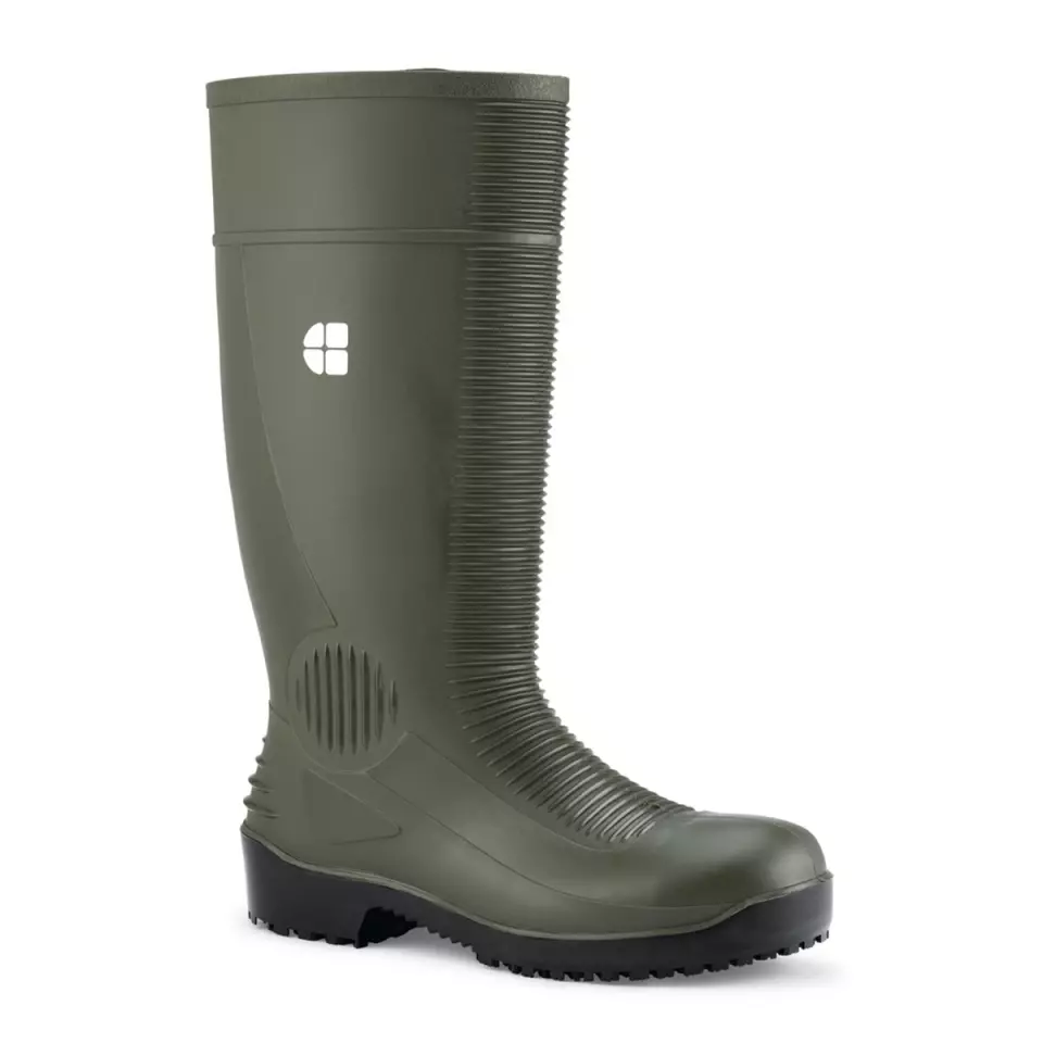Shoes For Crews 70557, BASTION Unisex Boot, Green, image 1, gallery thumbnail