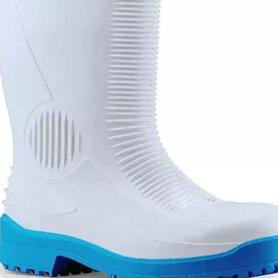 **Wasserdichtes Material** hält Ihre Füße bei nassen Bedingungen trocken und bequem.