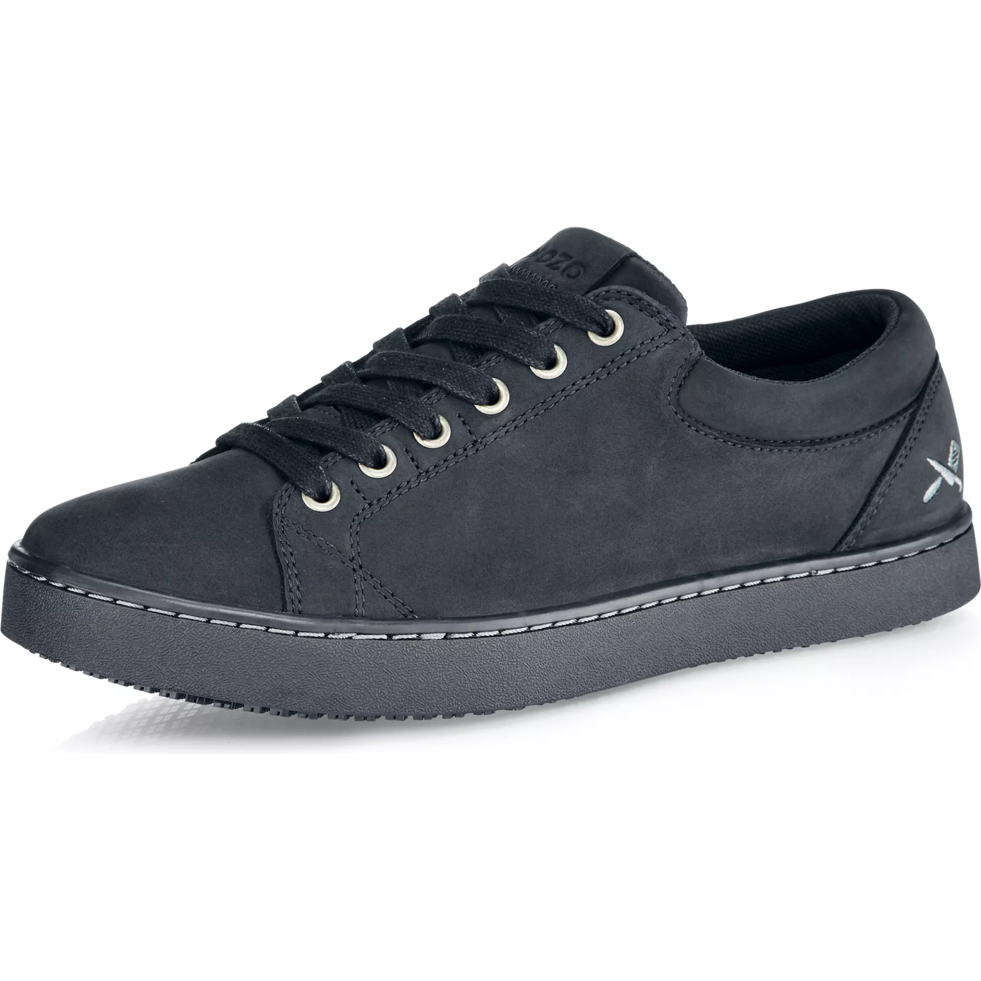 Shoes For Crews M11057, FINN Black Leather Shoe, image 4